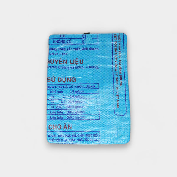 Umweltfreundliche Schutzhuelle blau aqua