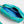 Lade das Bild in den Galerie-Viewer, Cross Body Bag grün - innen blau
