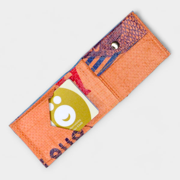 mini wallet orange