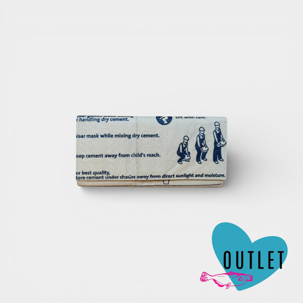 Outlet Börse beige-blau