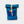 Lade das Bild in den Galerie-Viewer, upcycelten rucksack in blau aqua mit pompom
