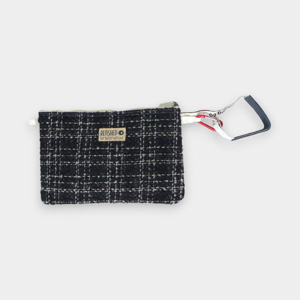upcycelte kleine tasche tweed