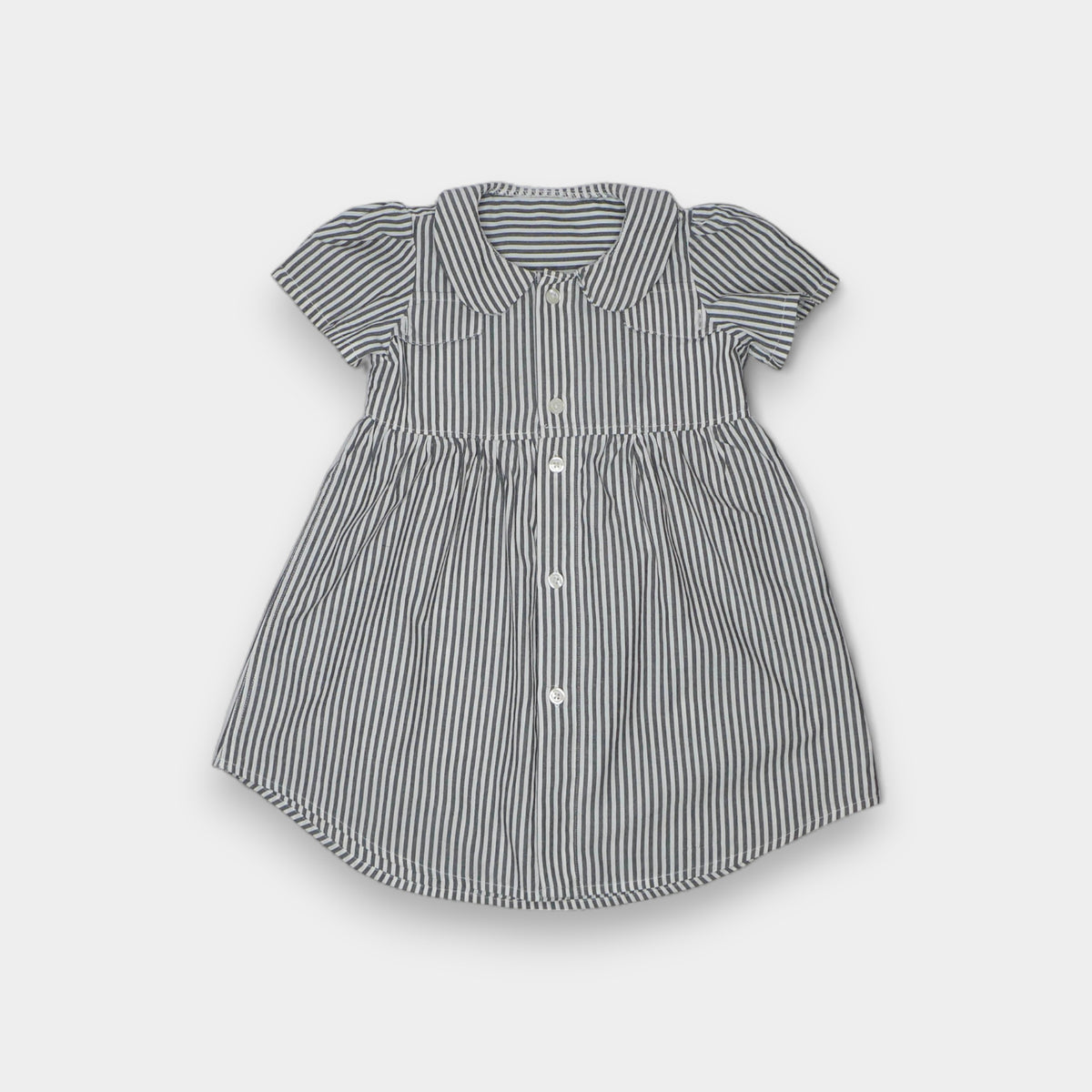 Upcyceltes Hemd für Baby
#style_Kleid - Kurzarm