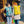 Lade das Bild in den Galerie-Viewer, Refished Rucksack gelb und blau
