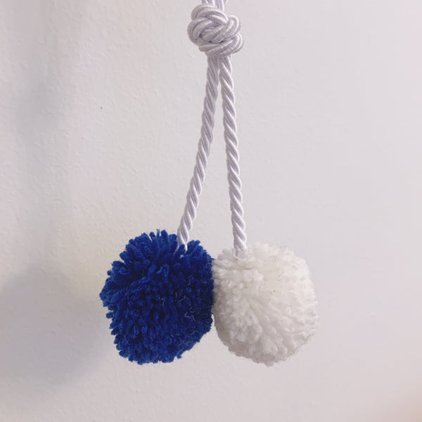 refished pompon happy bommel dunkelblau