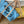 Load image into Gallery viewer, Upcycelte Einkaufstasche blau gelb
